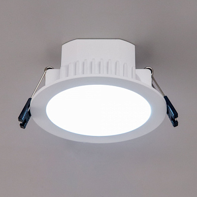 Точечный светильник CITILUX CLD008110V LED Акви Белый 7W светодиодный IP44 купить Точечные светильники