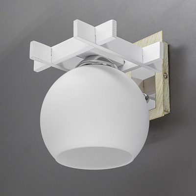 Бра CITILUX CL114312 Нарита белый хром Е27 100W купить Бра