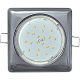 Точечный светильник Ecola GX53 H4 Square матовый хром купить Точечные светильники
