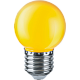 Лампа светодиодная Navigator G45 E27 1W желтый купить Цветные