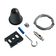 купить Подвес для трекового шинопровода Feron PRO-0448 комплект 150см,черный Аксессуары и комплектующие