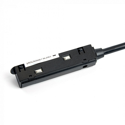 Соединитель коннектор для магнитного шинопровода Feron LD3003 прямой чёрный купить Коннектора, соединители и др.