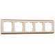 Рамка 5 постов Werkel WL12-Frame-05 шампань рифленый W0052111 купить Werkel  Рамки