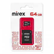 купить Карта micro-SD Mirex 64GB Class 10+адаптер SDXC UHS-I Прочее