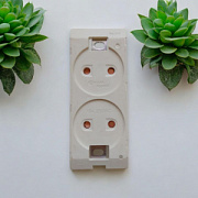 купить Розетка 2-ая б/з Anam Legrand (ZUNIS/SELIX) 6752 29 белая Legrand Anam