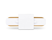 купить Коннектор прямой для шинопровода Ambrella GL7065 белый  Коннекторы