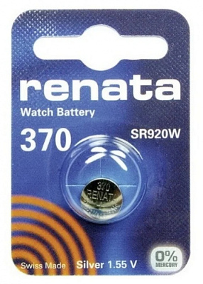 Батарейка Renata R370 (SR920W) G6 BL1 купить Батарейки, Аккумуляторы, з/у