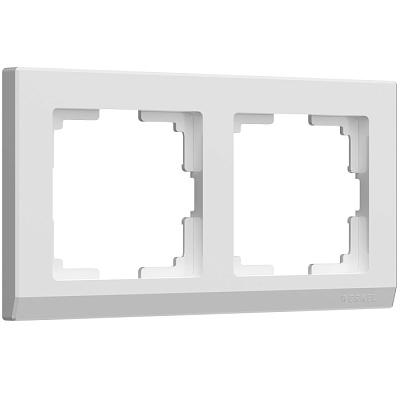 Рамка 2 поста Werkel WL04-Frame-02 белый W0021801 купить Werkel  Рамки