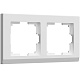 Рамка 2 поста Werkel WL04-Frame-02 белый W0021801 купить Werkel  Рамки