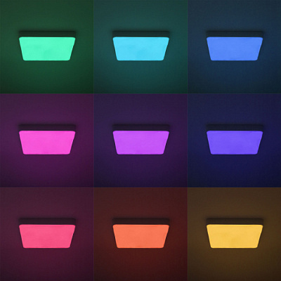 Люстра светодиодная CITILUX CL724K105G0 RGB Купер Белый 105W ПУЛЬТ до 28 кв.м купить Светодиодные люстры