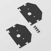 купить Заглушка для шинопровода в натяжной потолок Elektrostandard 85206/00 черный 2шт Коннекторы, Соединиители и Др.