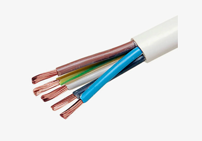 Кабель ПВС 5*1,5 медный гибкий дв.изол.ПВХ 1м ГОСТ купить ПВС