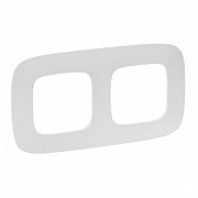 купить Рамка 2 поста Legrand Valena Allure Жемчуг 754412   Legrand Valena Alure