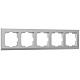 Рамка 5 постов Werkel WL04-Frame-05 серебро W0051806  купить Werkel  Рамки