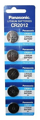 Батарейка Panasonic CR2012 BL5 купить Батарейки, Аккумуляторы, з/у