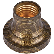 купить Патрон Е27 накладной прямой черная бронза Патроны