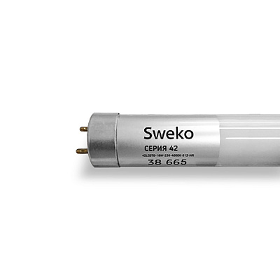 Лампа светодиодная Sweko 42LEDT8 10W G13NR 4000K 603mm купить Светодиодные