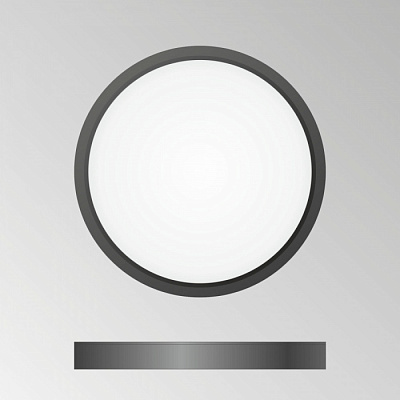 Накладной светильник CITILUX CL738181V Бейсик 18W 4000K 2200Lm IP40 230*25 Чёрный 3 режима купить Светодиодные люстры