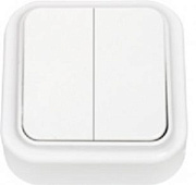 купить Выключатель 2-кл. ПАРЛЕСКА А56-134 ОУ Светоприбор Беларусь накладные