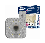 купить Модуль светодиодный IONICH 1739 квадрат 12W 6500K 960Lm 98*98 Комплектующие