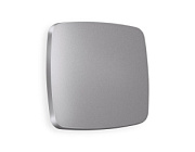 купить Лицевая панель выключателя 1клавишного Ambrella Volt сталь матовый Omega OP5010 Ambrella Volt