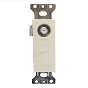 купить Розетка TV проходная F-разъём Anam Legrand Zunis AUV 7-3-7NI Бежевый Legrand Anam