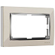 Рамка 1 пост Werkel WL03-Frame-01-DBL слоновая кость/серебро W0081903 купить Werkel  Рамки