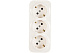Розетка 3-постовая со шторками з/к Legrand Quteo 782218 Белый купить Legrand QUTEO/PLEXO накладные
