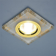 купить Точечный светильник Elektrostandard 8571 белый золото MR16 GU5.3 Встраиваемые