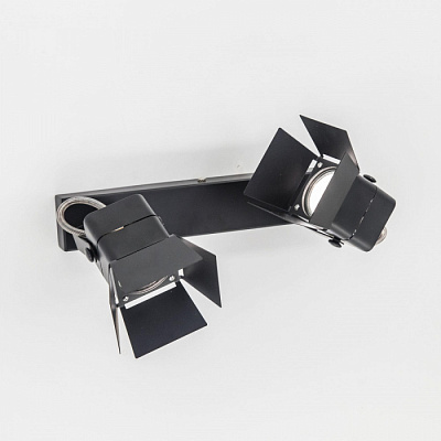 Спот CITILUX CL526522S Рубик черный GU10 2*50W купить Споты