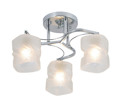 Люстра ламповая LINVEL LV 9442/3 Деби хром E27 60W*3 купить Ламповые люстры