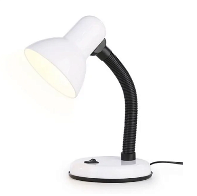 Лампа настольная Ambrella DE7701 WH Белый E27 40W купить Ламповые