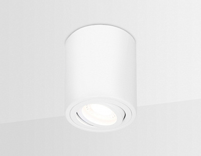 Точечный светильник Ambrella TN225 WH белый поворотный MR16 GU5.3 накладной купить Точечные светильники