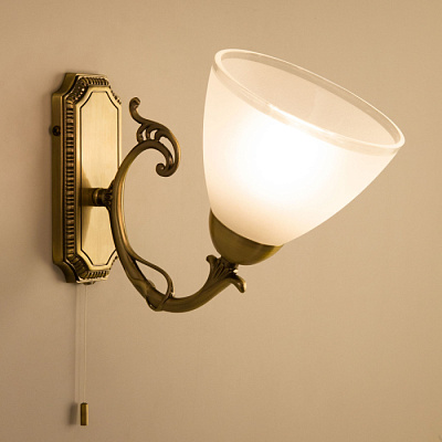 Бра CITILUX CL413411 Латур Е27 75W Бронза с выключателем купить Бра