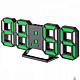 Часы-будильник Perfeo PF-663 LED "LUMINOUS" черный корпус/зеленая подсветка (PF_5198) купить Часы