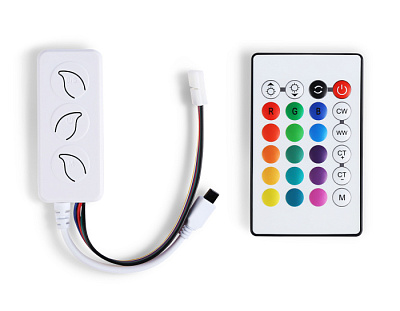 Контроллер WI-FI Tuya для ленты RGB+CCT Ambrela GS11601 12V/24V 120W/240W 10A купить Управление светом (быт)
