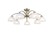 купить Люстра ламповая CITILUX CL417173 Франческа бронза/матовый E27 75W *7 Ламповые люстры