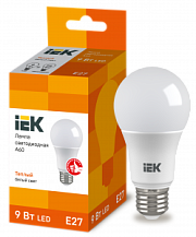 купить Лампа светодиодная IEK A60 9W E27 3000K Светодиодные