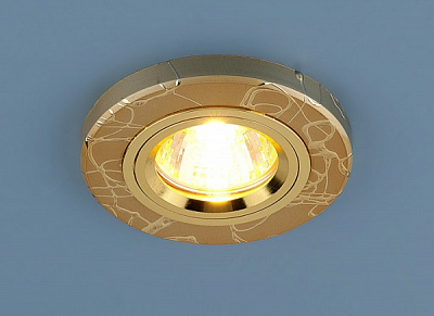 Точечный светильник Elektrostandard 2050 золото MR16 GU5.3 купить Точечные светильники