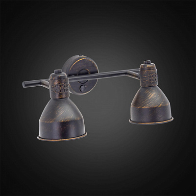 Спот CITILUX CL502522 Опус венге выключатель Е14 2*60W купить Споты