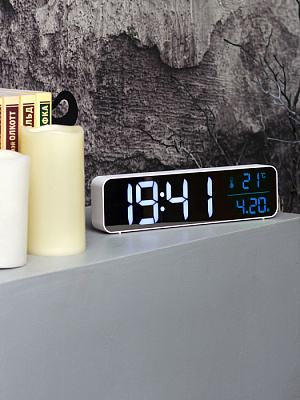 Часы-будильник Artstyle CL-W81WBL купить Часы