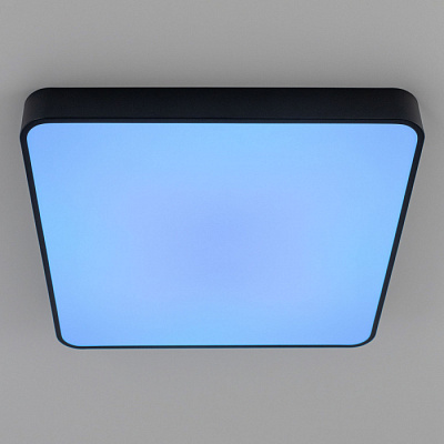 Люстра светодиодная CITILUX CL724K95G1 RGB Купер Чёрный 95W ПУЛЬТ до 26 кв.м купить Светодиодные люстры