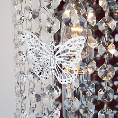 Бра EUROSVET 10015/2 хром Е14 60W *2 купить Бра