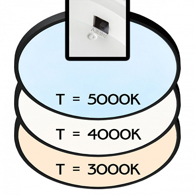 Накладной светильник CITILUX CL738321V  Бейсик 32W 3000-5000K 3800Lm IP40 400*30 Черный купить Светодиодные люстры
