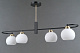 Люстра ламповая LINVEL LV 9366/4 Вага Черный/Бронза Е27 40W *4 купить Ламповые люстры