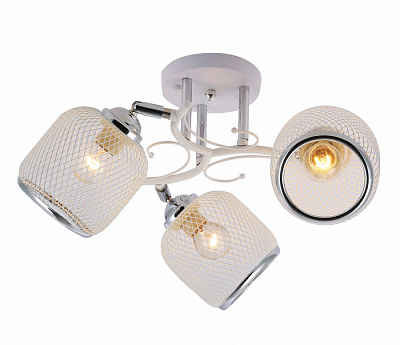 Люстра ламповая LINVEL LV 9426/3 Дениз Белый/Хром E27 60W *3 купить Ламповые люстры