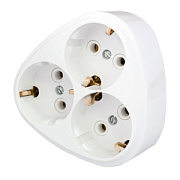 купить Разветвитель Bylectrica РВ16-259 3 гн з/к круглый Светоприбор Разветвители, Переходники