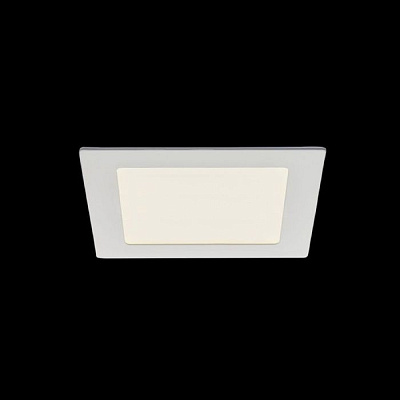Светильник встраиваемый Linvel  SPL1 6W 4000K квадрат 120х120 белый купить Встраиваемые