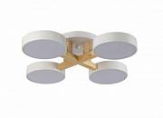 купить Люстра светодиодная LINVEL MS 1123/4 ТУИД белый 96W 3000-4000-6000K Светодиодные люстры