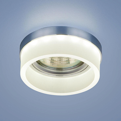 Точечный светильник Elektrostandard 2205 матовый MR16 GU5.3 с подсветкой купить Встраиваемые